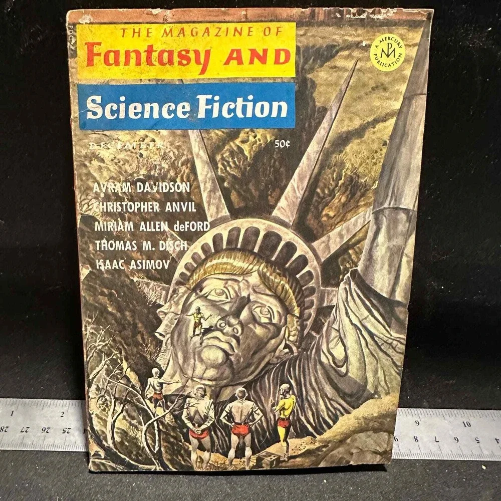 The Magazine of Fantasy and‎ Science-Fiction, December 1966 Comic Book Vintage